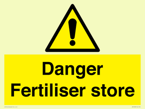 Danger Fertiliser store